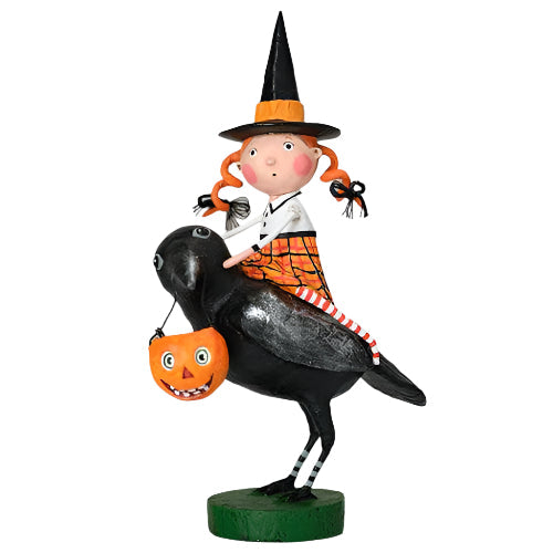 Raven's Flight Halloween Figurine by Lori Mitchell *NEW FOR 2025*-0