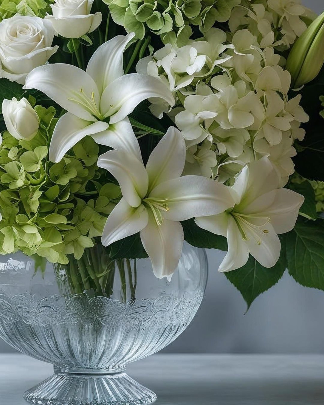 Arrangements in vase
