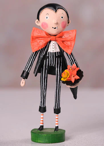 Date Night Dracula Halloween Figurine by Lori Mitchell *New for 2024*-3