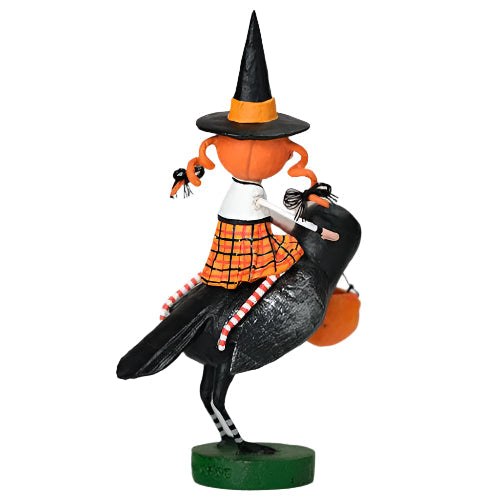 Raven's Flight Halloween Figurine by Lori Mitchell *NEW FOR 2025*-1