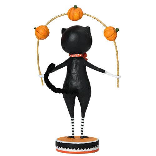 Toss a Jack Cat Halloween Figurine by Lori Mitchell *NEW FOR 2025*-1